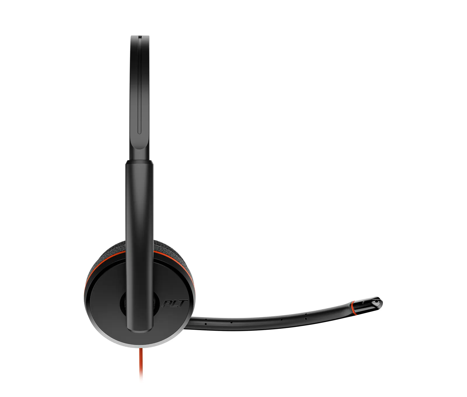 Poly BlackWire 3220 Wired On-ear Black