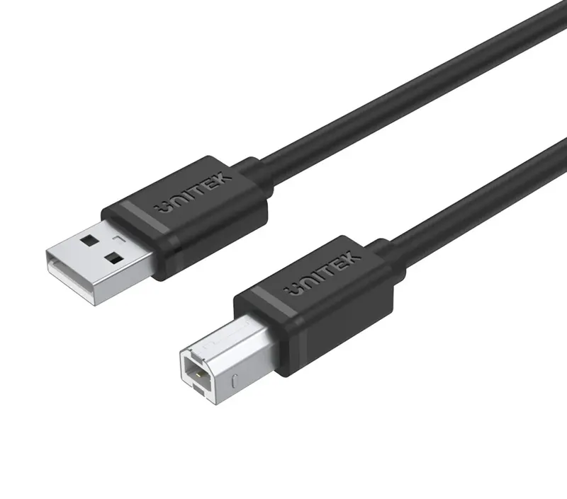 Y-C420GBK, UNITEK, USB 2.0 USB-A (M) to USB-B (M) Cable 3M.