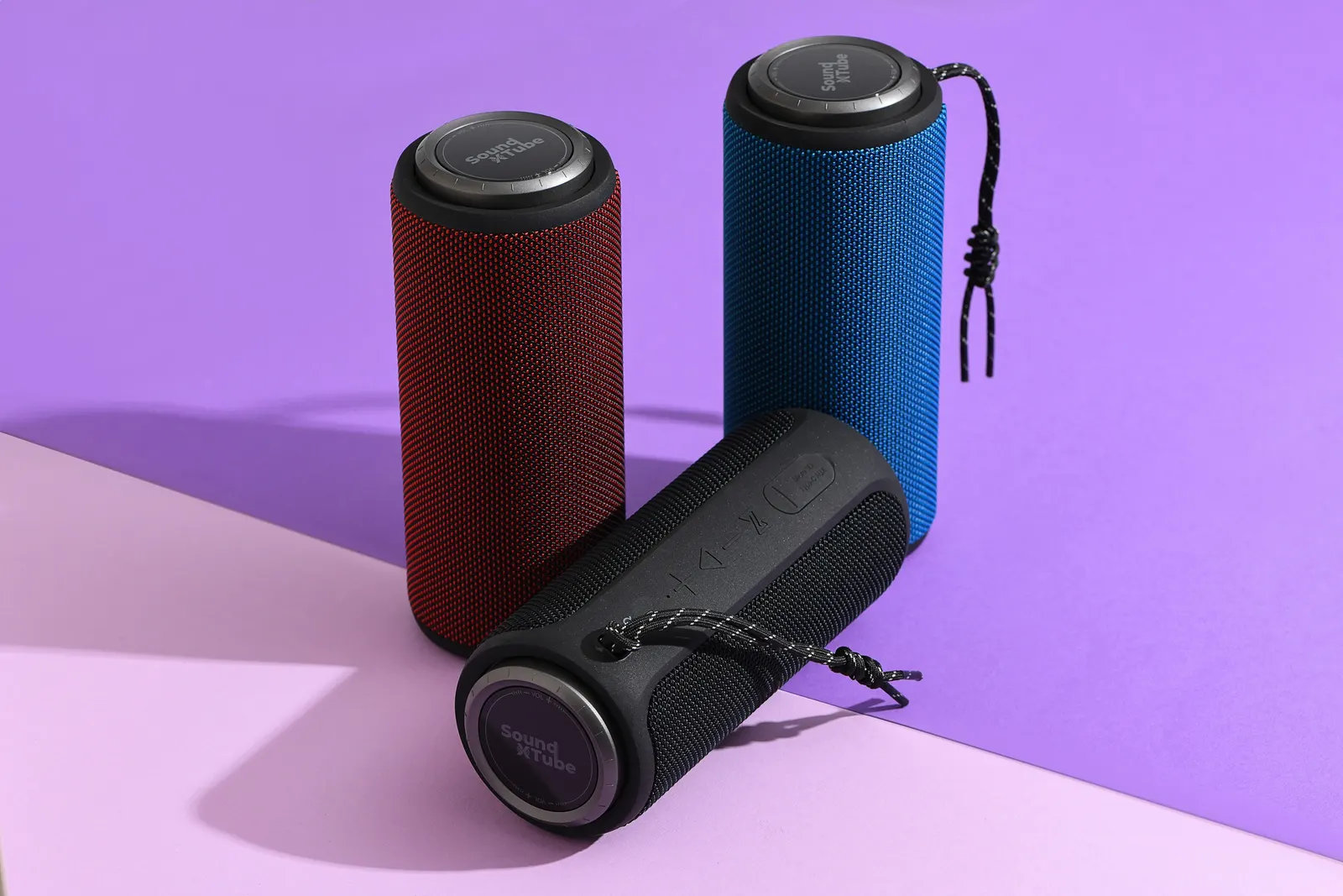 დინამიკი Portable Speaker 2E SoundXTube TWS, MP3, Wireless, Waterproof Red
