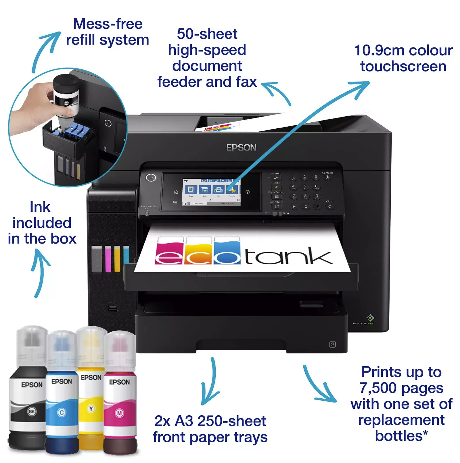 Epson EcoTank L15160 A3+ Multifunction Wi-Fi Printer