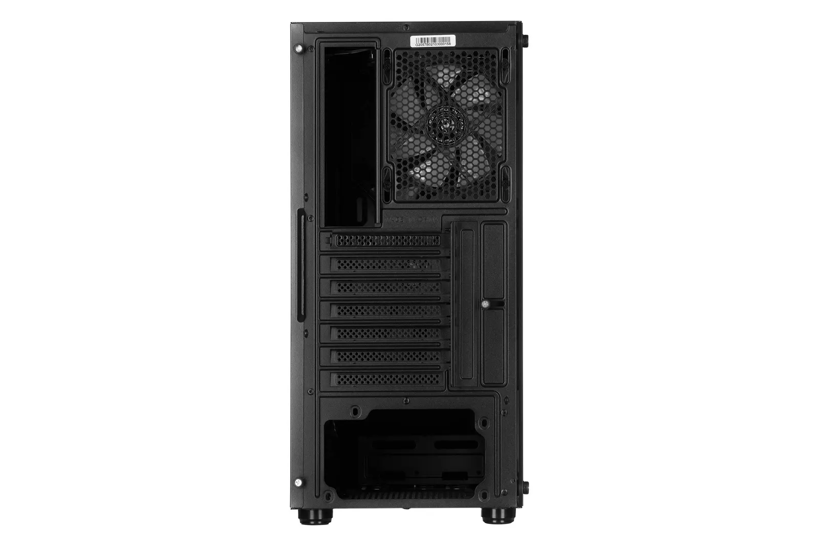 ქეისი 2E GAMING Computer case TURBO (G2057B) , MidT, 2xUSB2.0,1xUSB3.0, 1x200+3x120ARGB,TG (side panel),without PSU,black