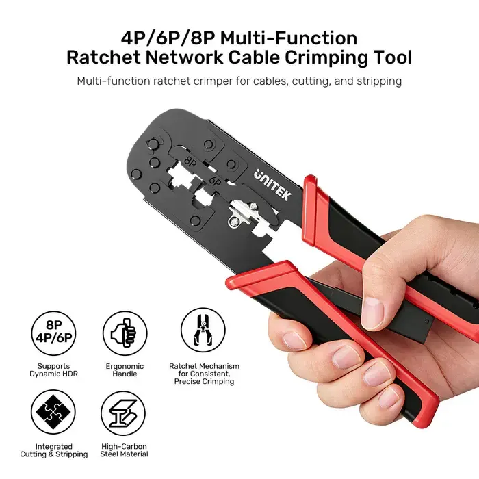 OT136A, UNITEK, Tool, Network Crimping Tool.