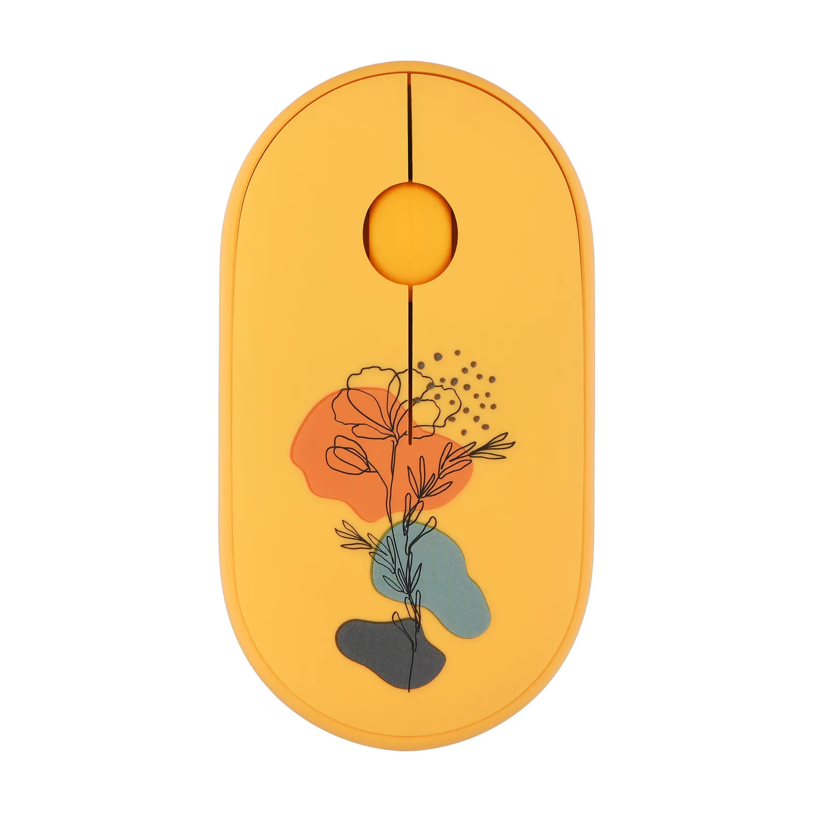 მაუსი 2E Mouse MF300 FLORA:POPPY Silent WL BT, Yellow