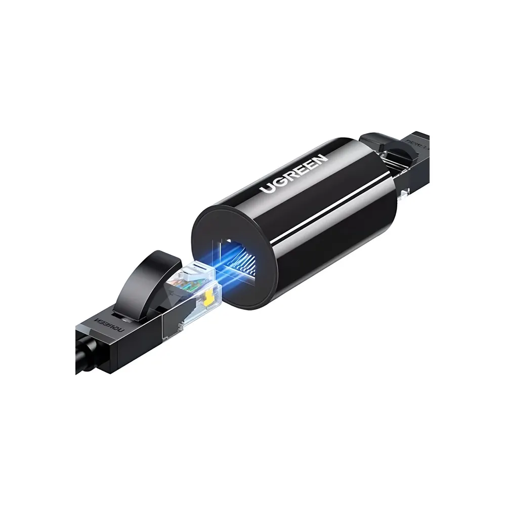 LAN გადასაბმელი UGREEN NW116 (30837), Anti Thunder Rj45 Ethernet Connector, Black