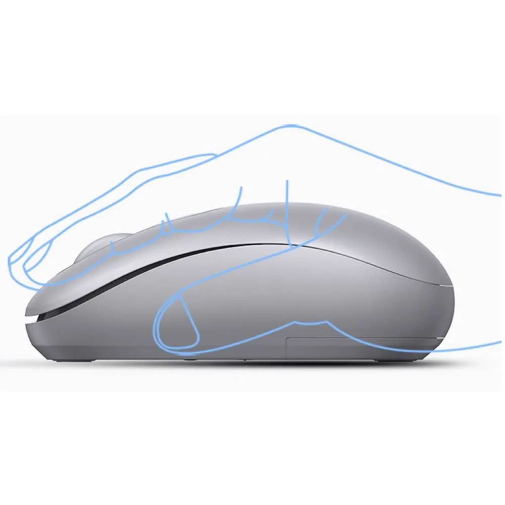 UGREEN MU105 (90669), Wireless, USB, Mouse, Moonlight Gray
