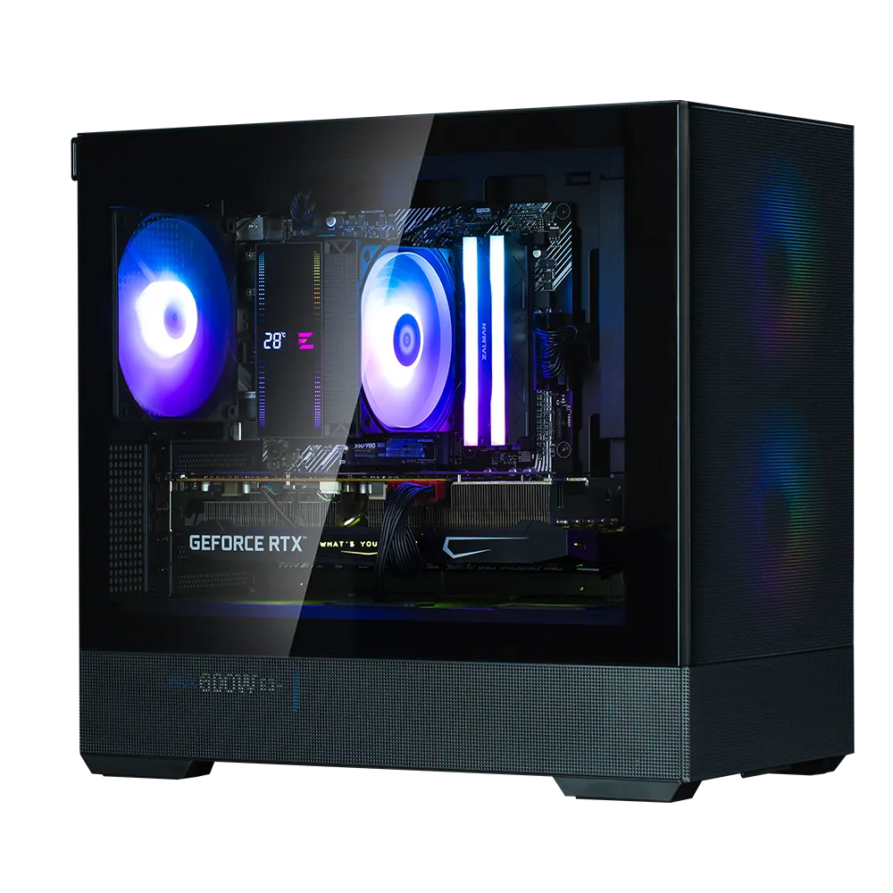 ქეისი Zalman PC case P30 Air without PSU, 1xUSB3.0, 1xUSBType-C, 3x140mm ARGB, VGA 392mm, LCS ready, TG Side Panel, mATX, black