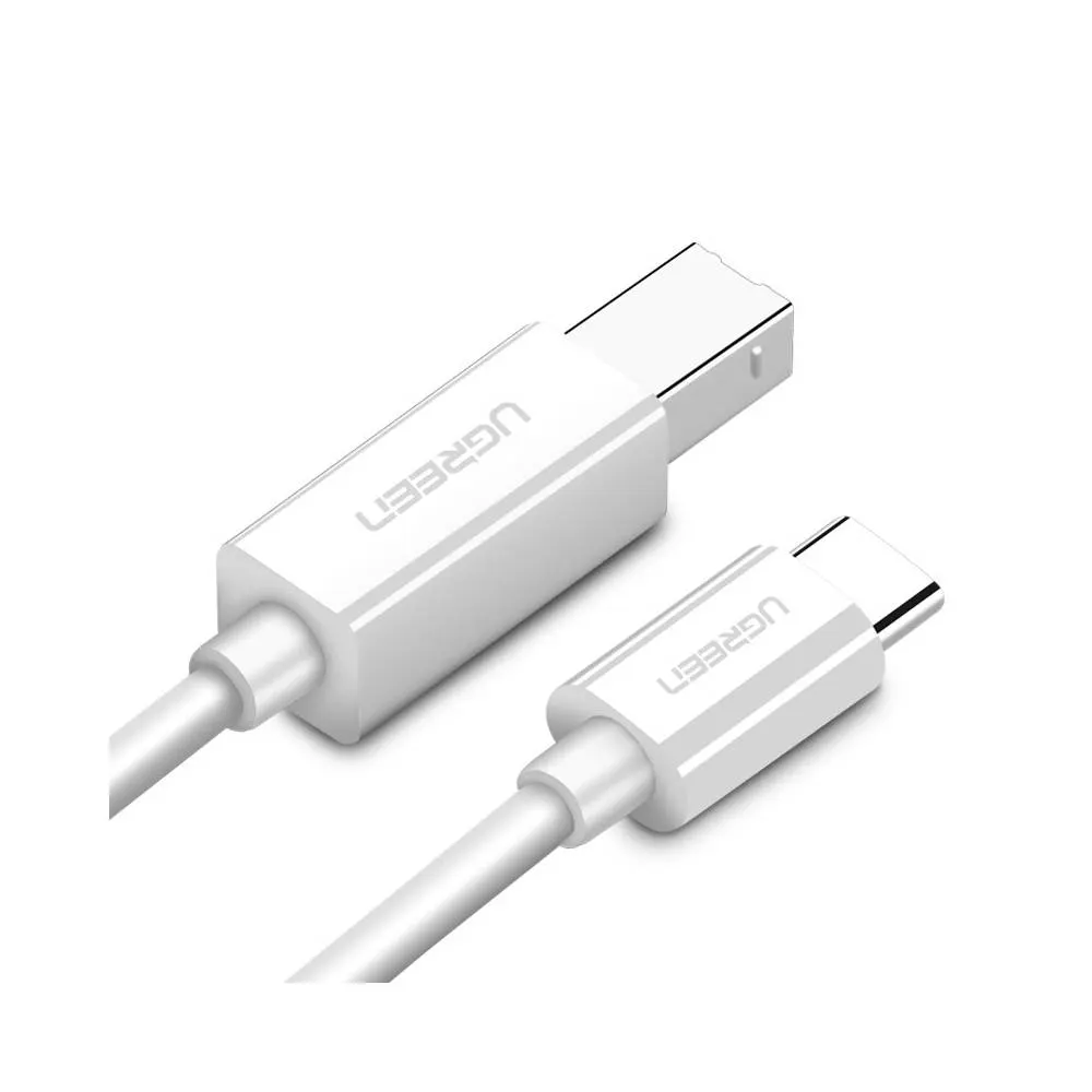 UGREEN US241 (40417), Printer Cable, Type-C to USB-B Cable, 1.5m, White