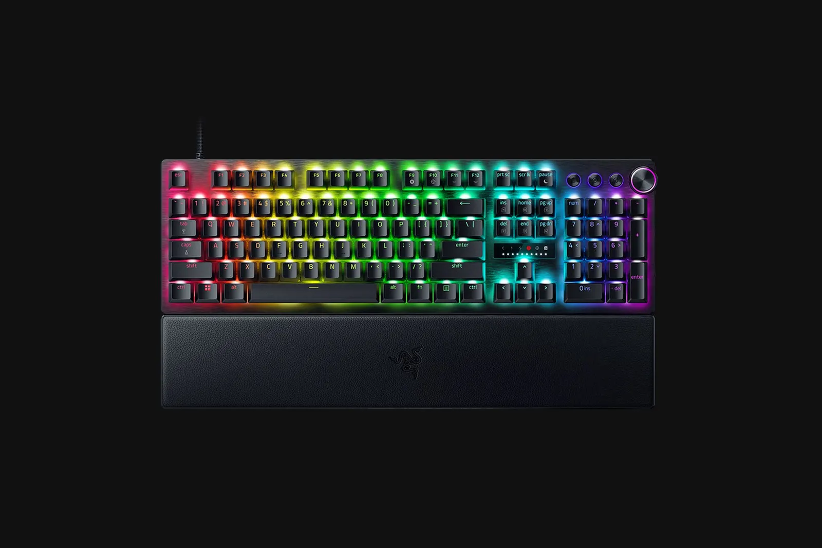 Razer Keyboard Huntsman V3 Pro RGB 104key Analog Optical Switches GEN-2, USB-A/ EN, black