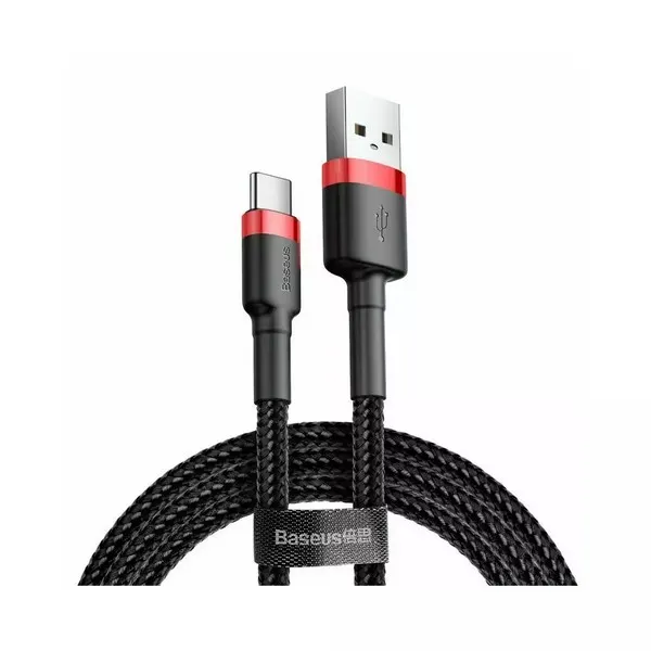 Type-C კაბელი Baseus USB to USB-C 3m Black/Red