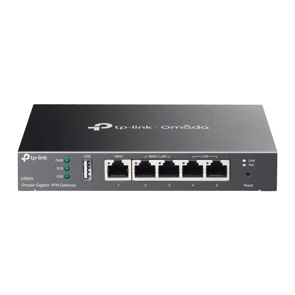 TP-Link, ER605, Omada Gigabit VPN Router