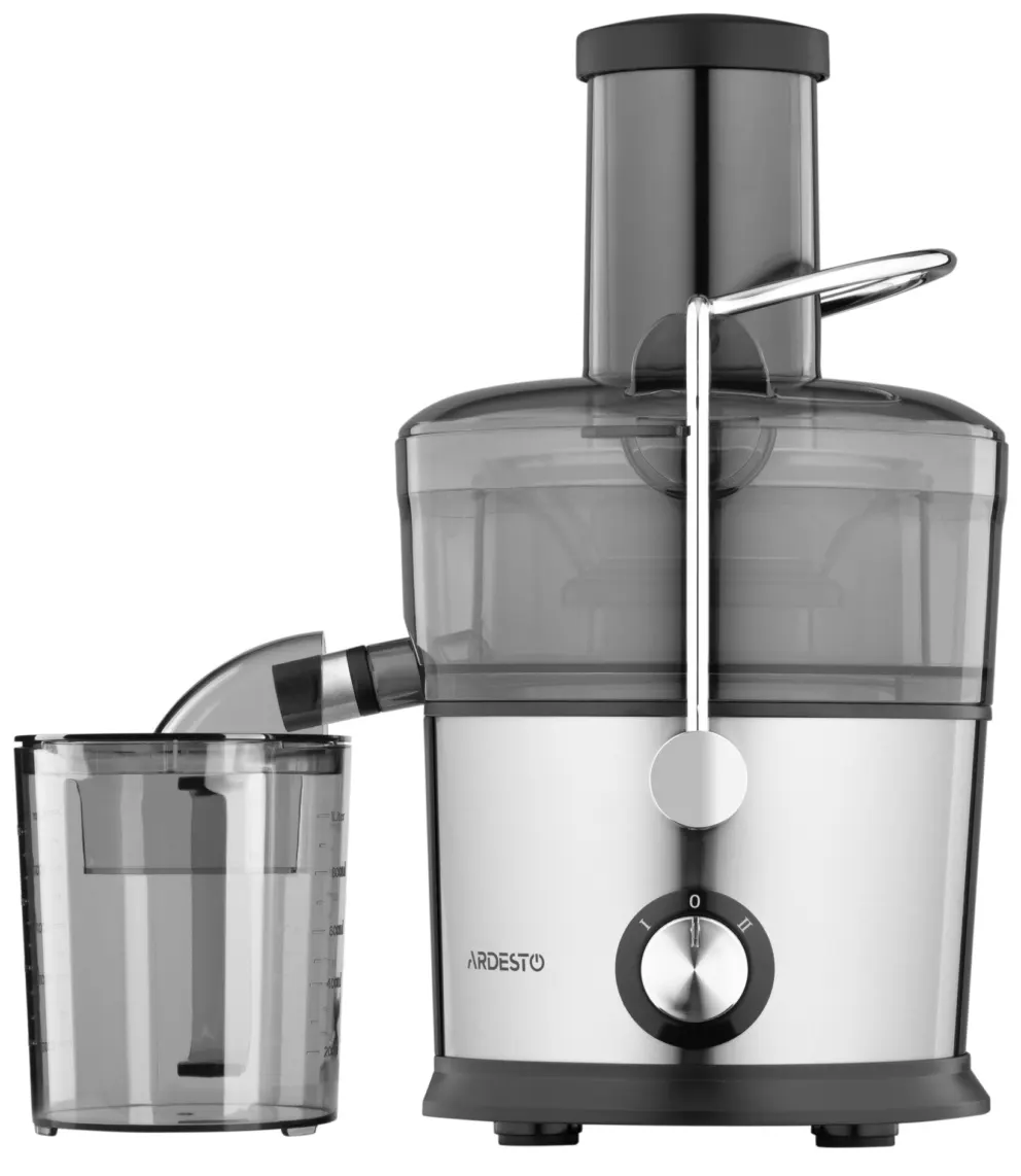 წვენსაწური Ardesto centrifugal juicer, 1100W, bowl-1L, plastic/iron, silver-black