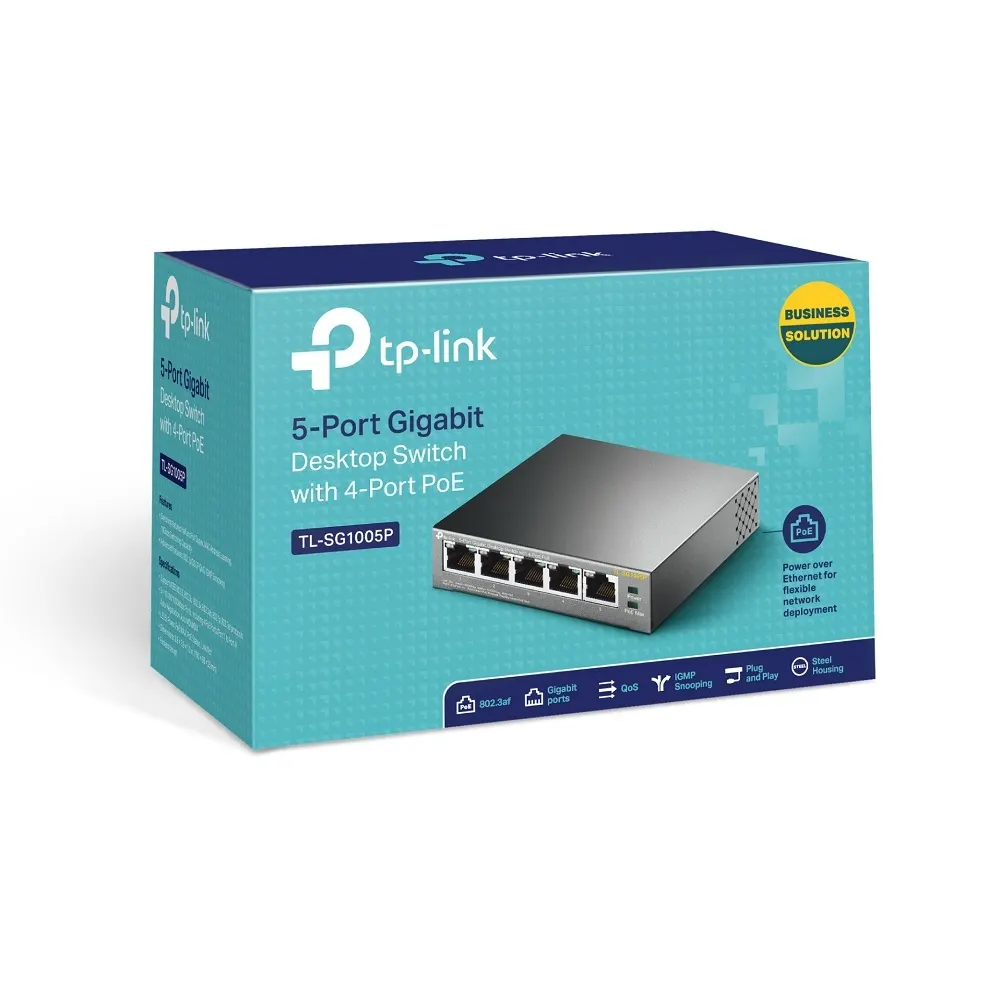 სვიჩი TP-link TL-SG1005P Desktop Switch Unmanaged PoE
