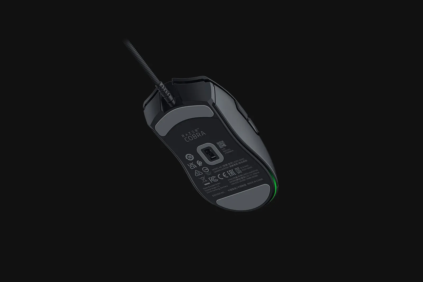 Razer Mouse Cobra, RGB, USB-A, black