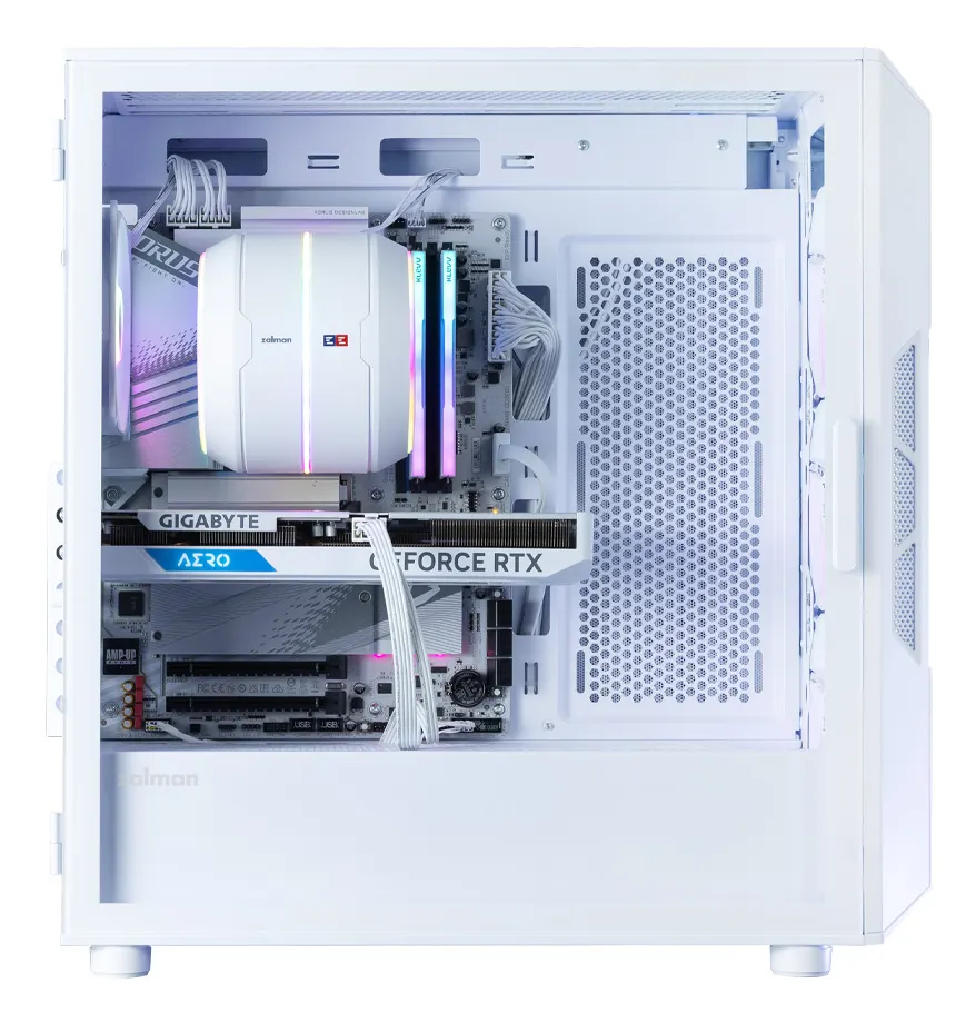 ქეისი Zalman i3 NEO ARGB V2 ATX Mid Tower White