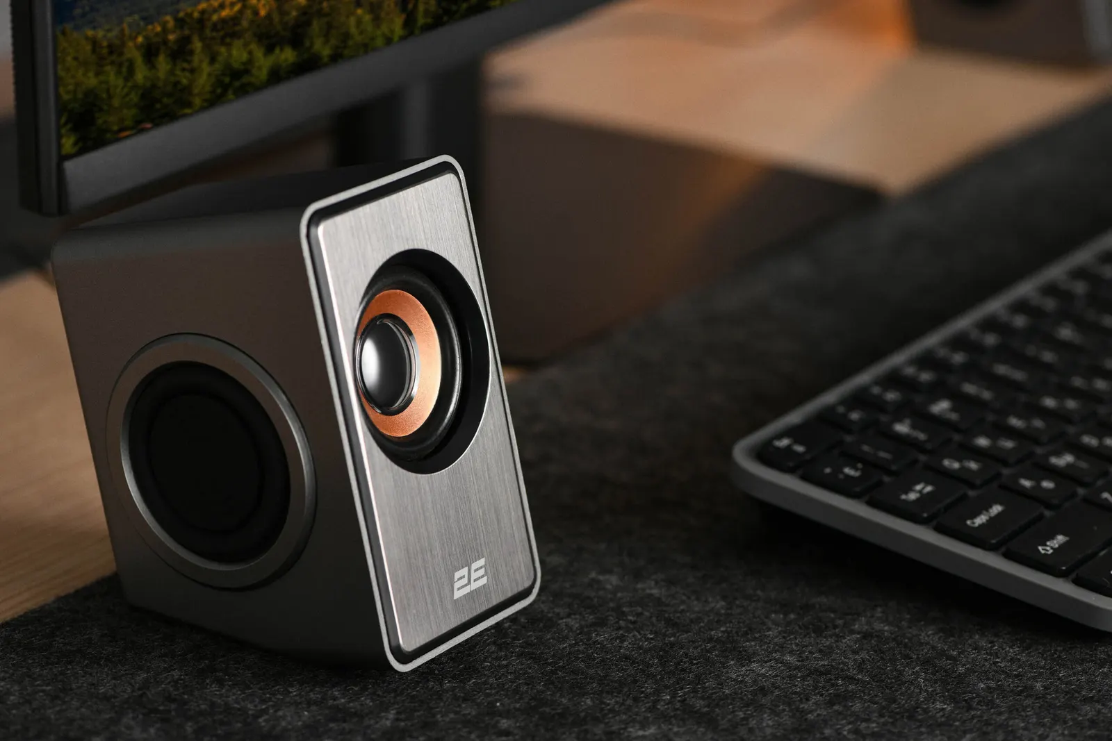 2E Multimedia speaker PCS204, 2.0, USB, Silver