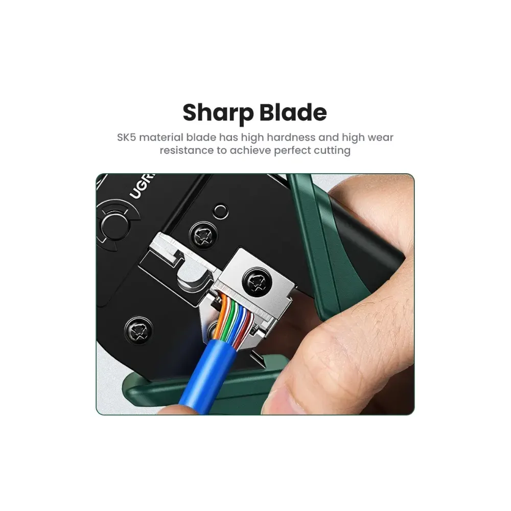 UGREEN NW304 (35971), Crimping Tool, Black/Green