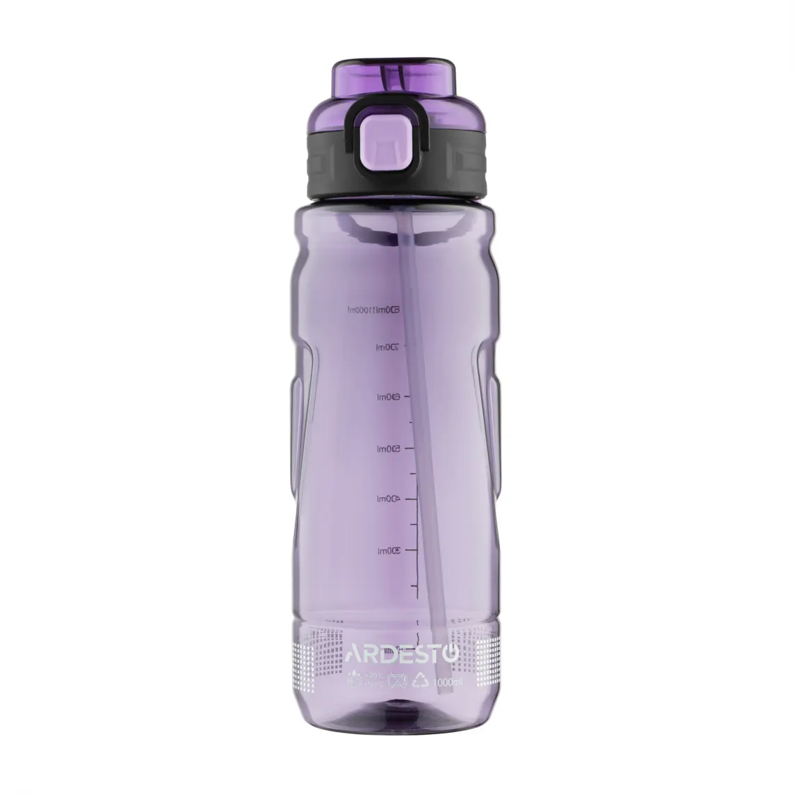 ბოთლი Ardesto Bottle Sport 1000ml, plastic, purple