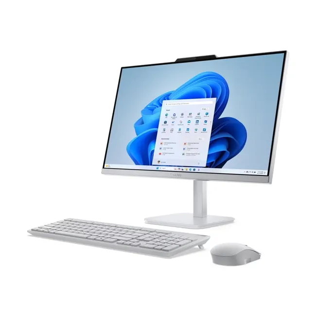 All in One კომპიუტერი Lenovo AIO A100 23.8"FHD IPS, N100, 8GB , 256GB SSD, Wi-F+BT5.2i,KB&M, Win 11 Home 2Y