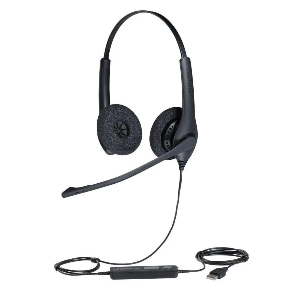 ყურსასმენი Jabra BIZ 1500 Duo, USB, NC, Global