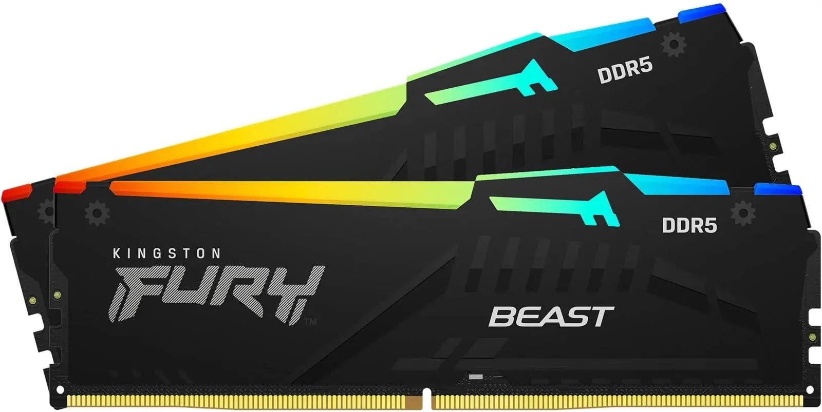 ოპერატიული მეხსიერება Kingston, FURY (RGB) Kit RAM 64GB (32GB x 2 pcs) 5600MHz DDR5 CL36 DIMM.