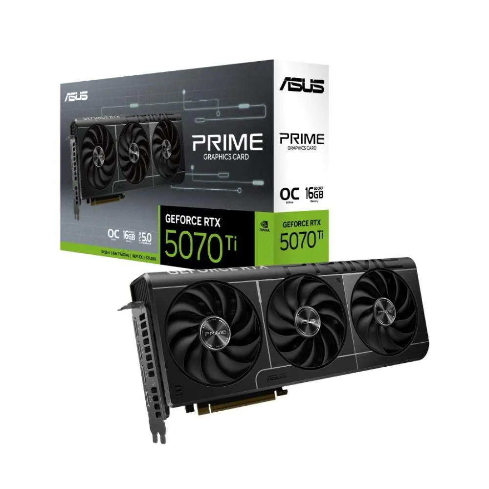 ვიდეობარათი ASUS PRIME GeForce RTX™ 5070 Ti 16GB GDDR7 OC Edition