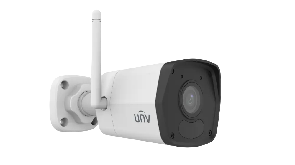 IP კამერა - 2მპ 4.0მმ Bullet, WiFi, Mic, SD, ANR, HBD, Uniview IPC2122LB-AF40WK-G