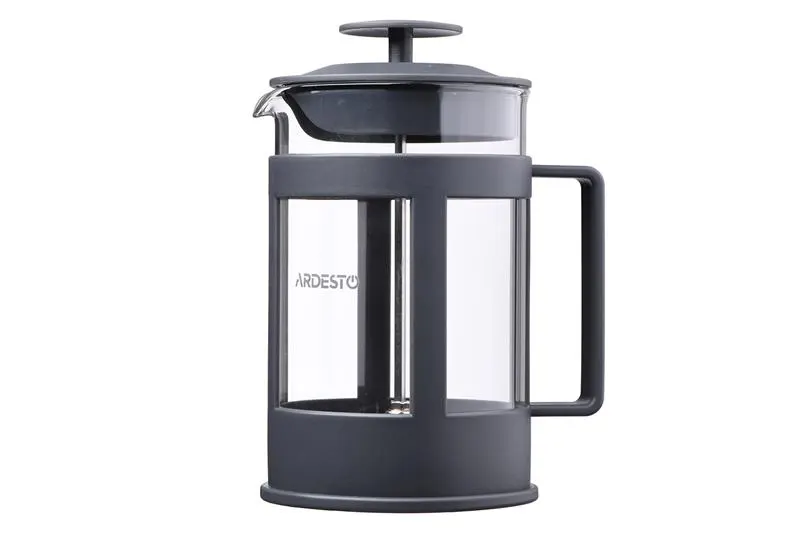 ჩაიდანი ARDESTO French press Fresh, 800 ml, grey, plastic, glass