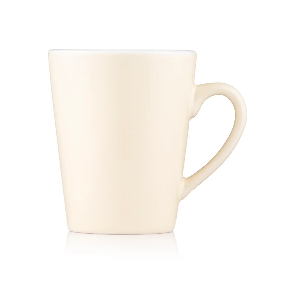კათხა Mug ARDESTO Mario, 240ml, ceramics, beige, white