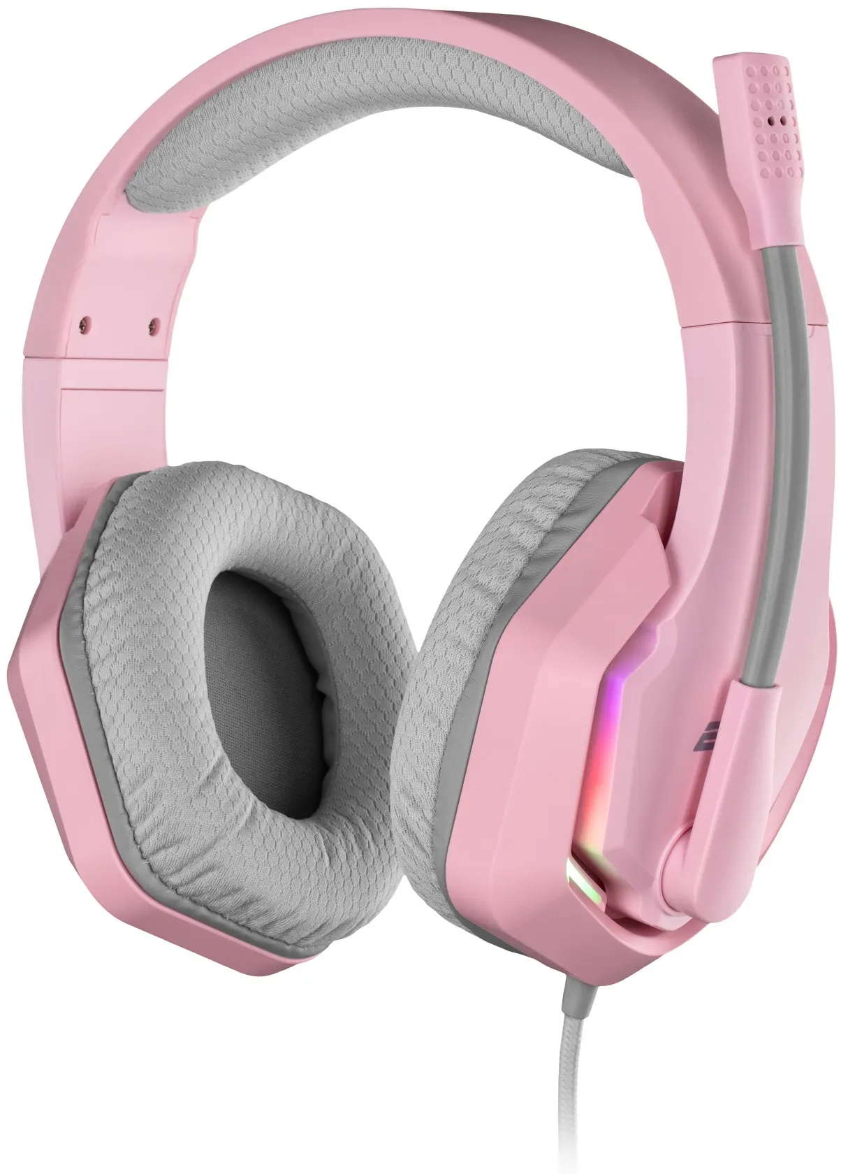 ყურსასმენი 2E GAMING Headset HG315, 7.1, USB-A, RGB, 2m, pink