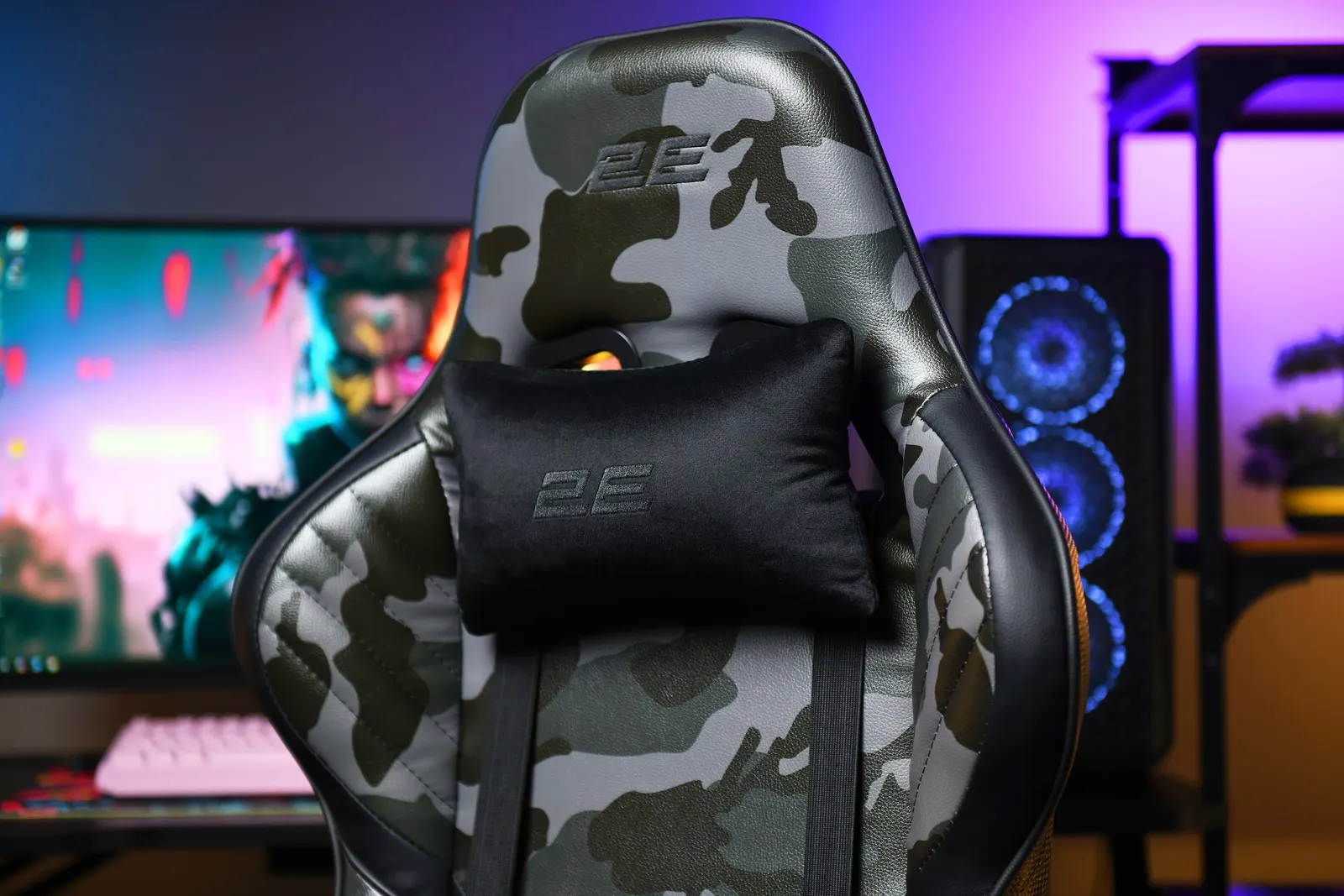 2E GAMING Chair HIBAGON Black/Camo