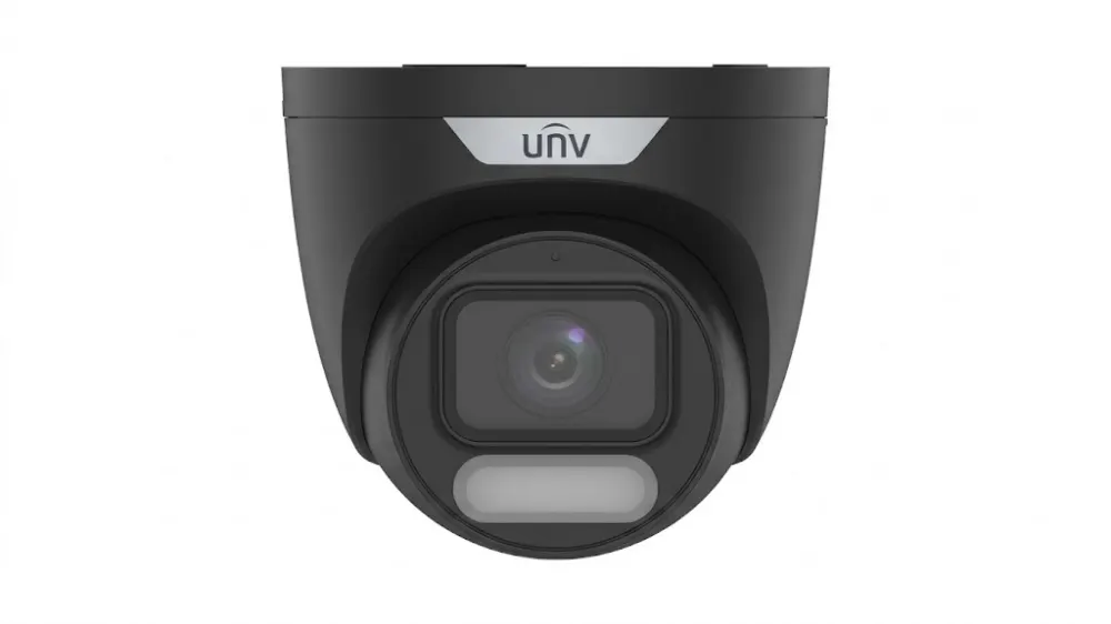 IP Camera - 4MP, 2.8mm, Turret, UMD, Mic, SD, Wise-ISP, Uniview IPC3624LE-ADF28K-WP-BLACK