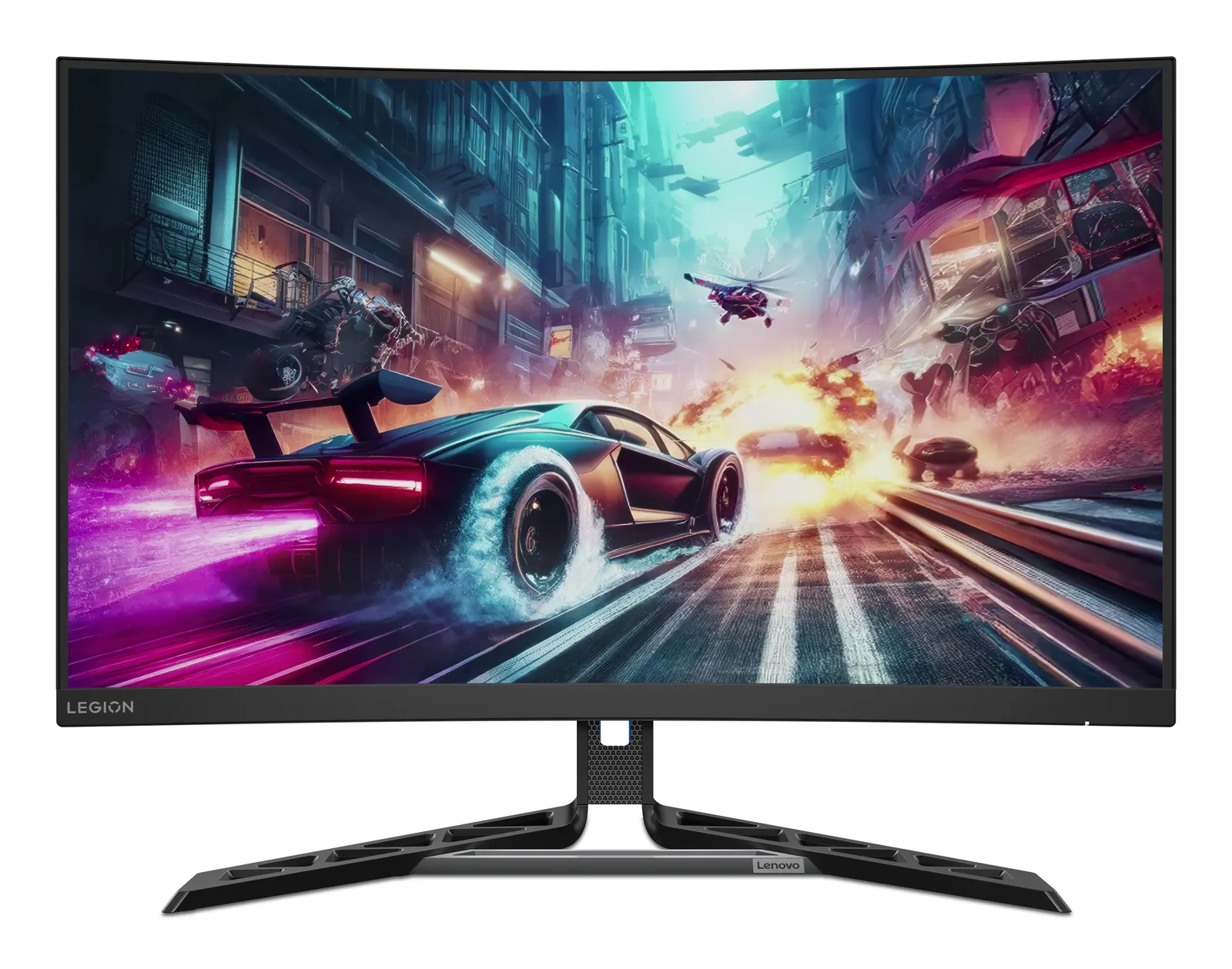Lenovo Legion R32qc-30, 31.5" QHD (2560x1440) VA, 350 nits, 180Hz, Speakers 3Wx2, 2x HDMI® 2.1 TMDS, 1x DP 1.4 (HBR2), Tilt, Swivel, HAS, 3Y