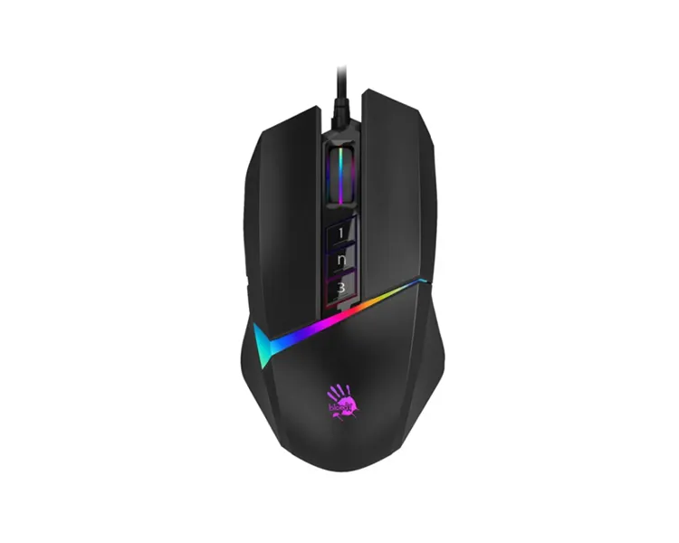 მაუსი A4tech Bloody W60 Max RGB Gaming Mouse Stone Black