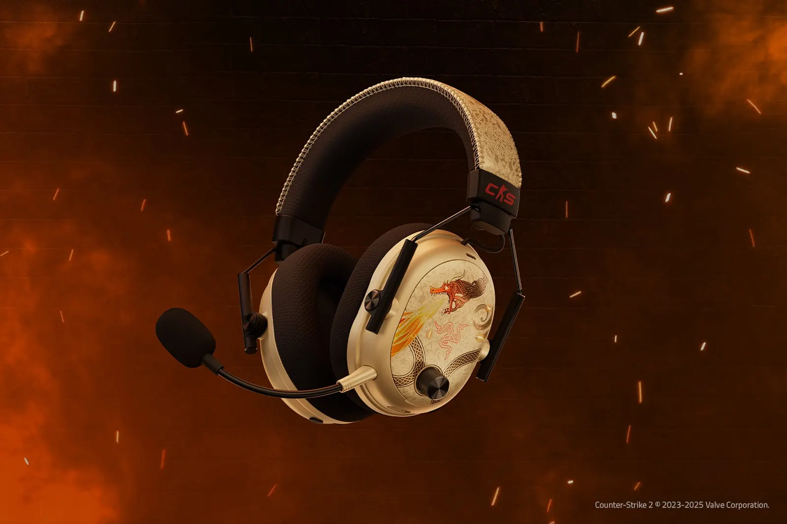ყურსასმენი Razer Headset BlackShark V3 Pro, WL, Counter-Strike 2 Ed
