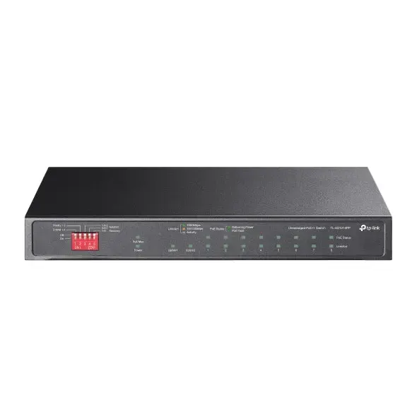TP-Link, TL-SG1210PP, 10-Port Gigabit Desktop Switch with 6-Port PoE+ and 2-Port PoE++