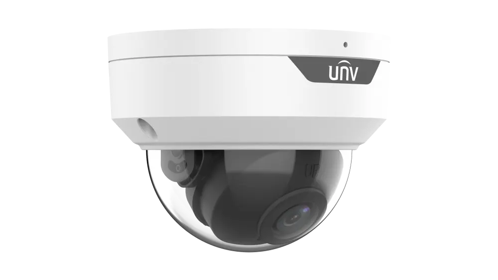 IP კამერა - 8მპ, 2.8მმ, Dome, IK10, Mic, SD, ANR, UMD, Uniview IPC328LE-ADF28K-H