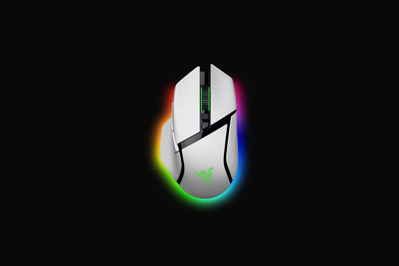 მაუსი Razer Mouse Basilisk V3 Pro 35K, RGB, USB-A/WL/BT, white