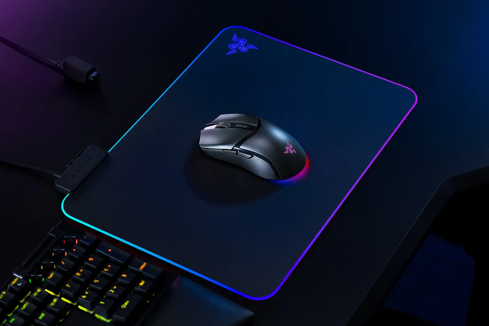 მაუსი Razer Mouse Cobra HyperSpeed, RGB, USB-A/WL/BT, black