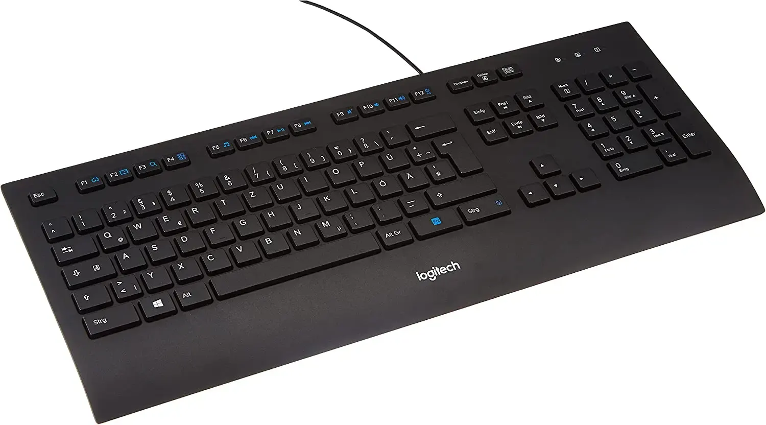 logitech, K280e, Keyboard Black