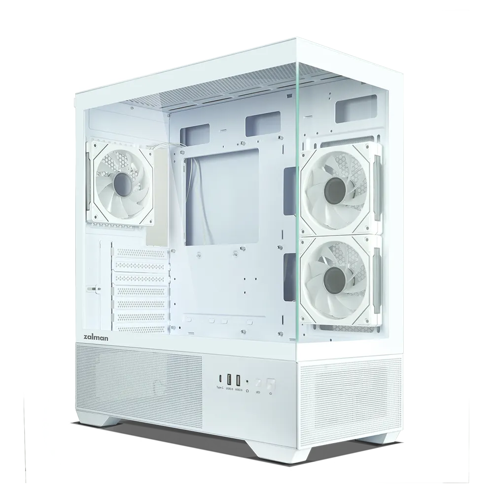 Zalman PC case Chronix V2 without PSU, 1xUSB3.0, 1xUSB2.0, 1x Type C, 2x120mm ARGB Reverse, 4x120mm ARGB, VGA 410mm, LCS ready, TG Side/Front Panel