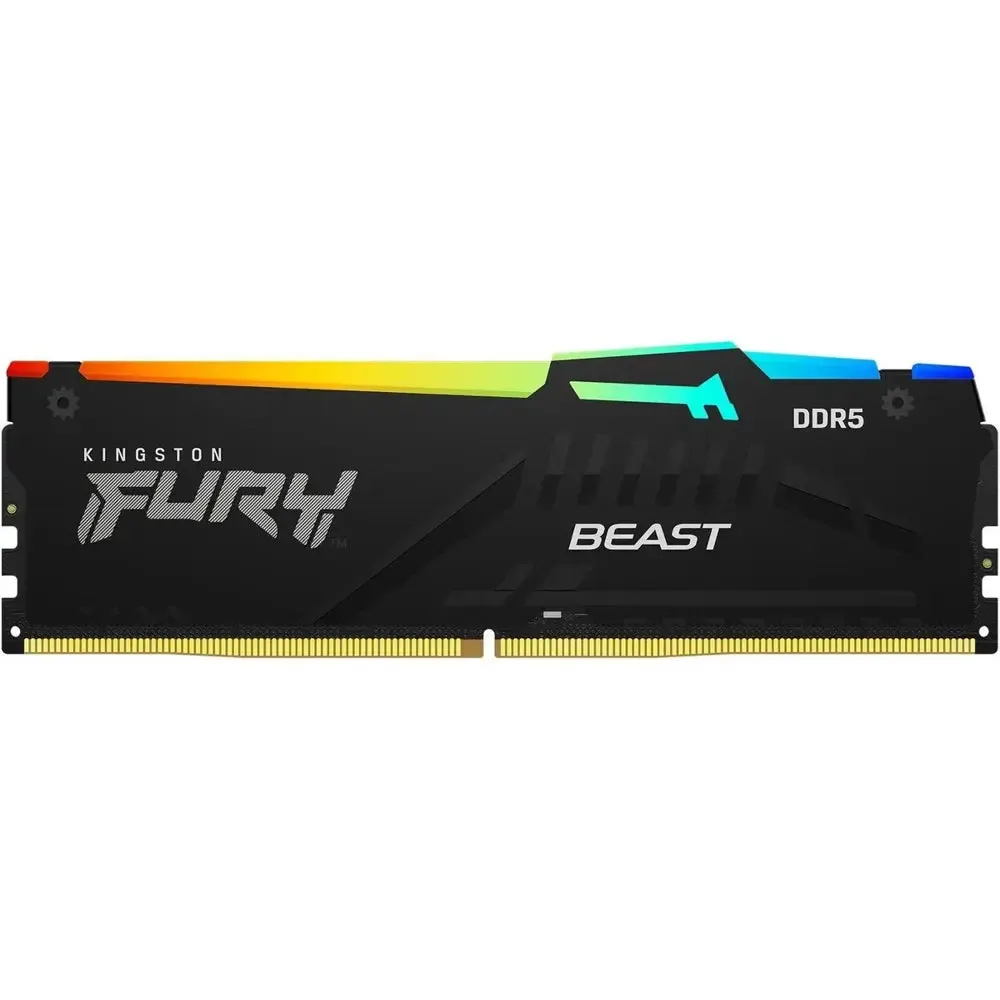 Kingston, FURY Beast (RGB) 16GB 6400MHz DDR5 CL32 DIMM.