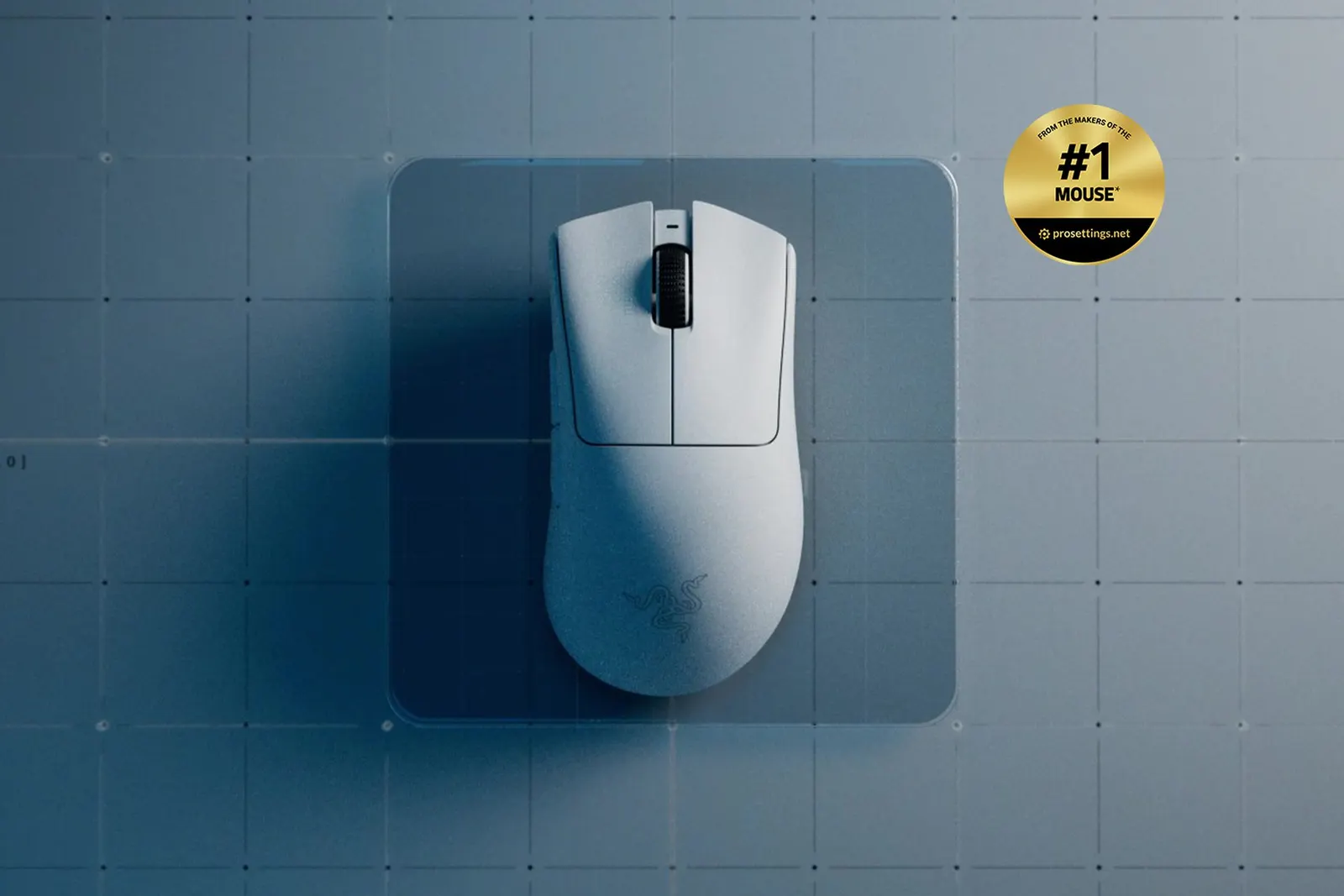 Razer Mouse Deathadder V3 Pro, USB-A/WL/BT, white