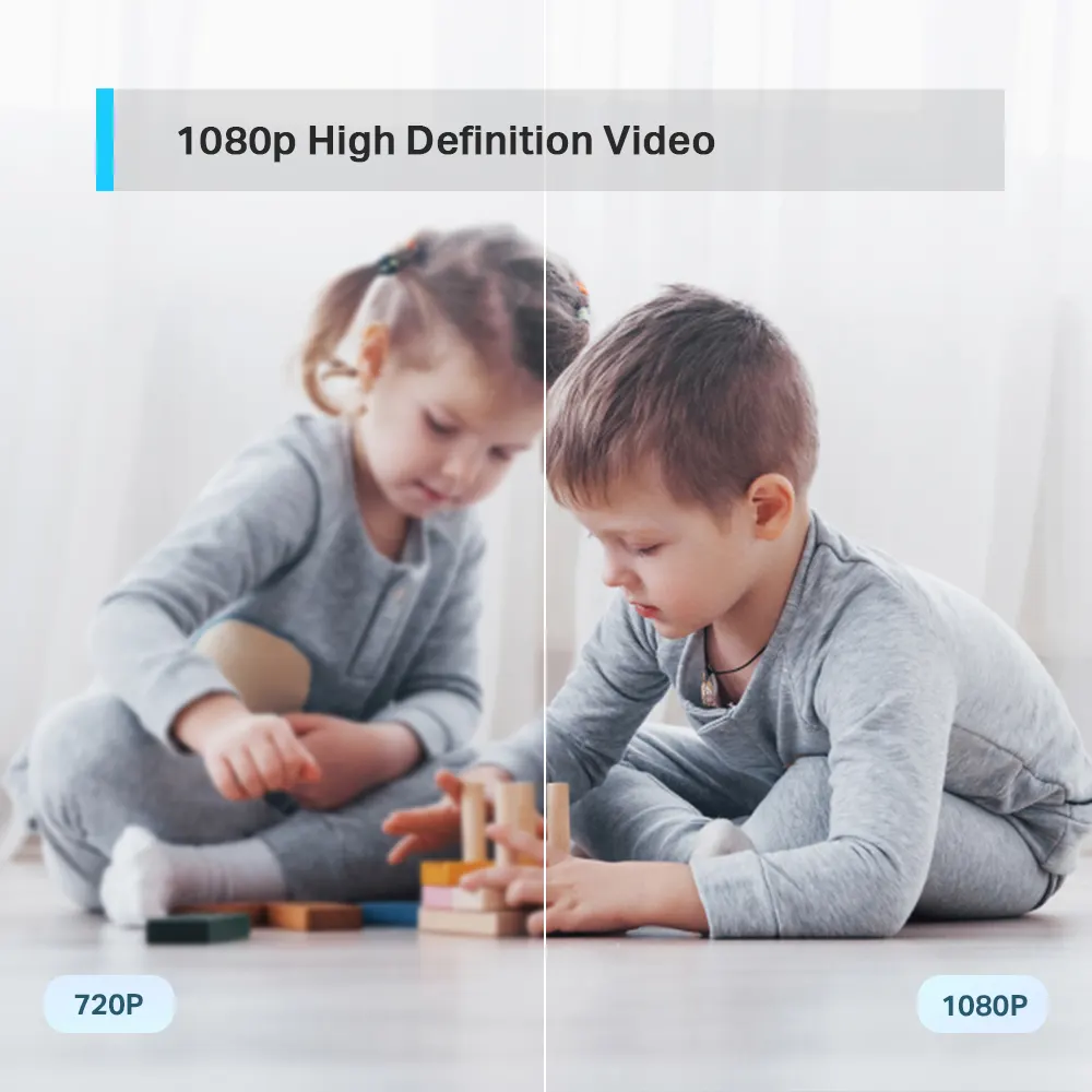 სმარტ კამერა TP-Link Tapo C200 Wi-Fi Camera - 1920 x 1080, Wi-Fi, 360° / 114° Viewing Angle, MicroSD Card Slot (Up to 512 GB), Two-Way Audio, iOS 9+, Android 4.4+