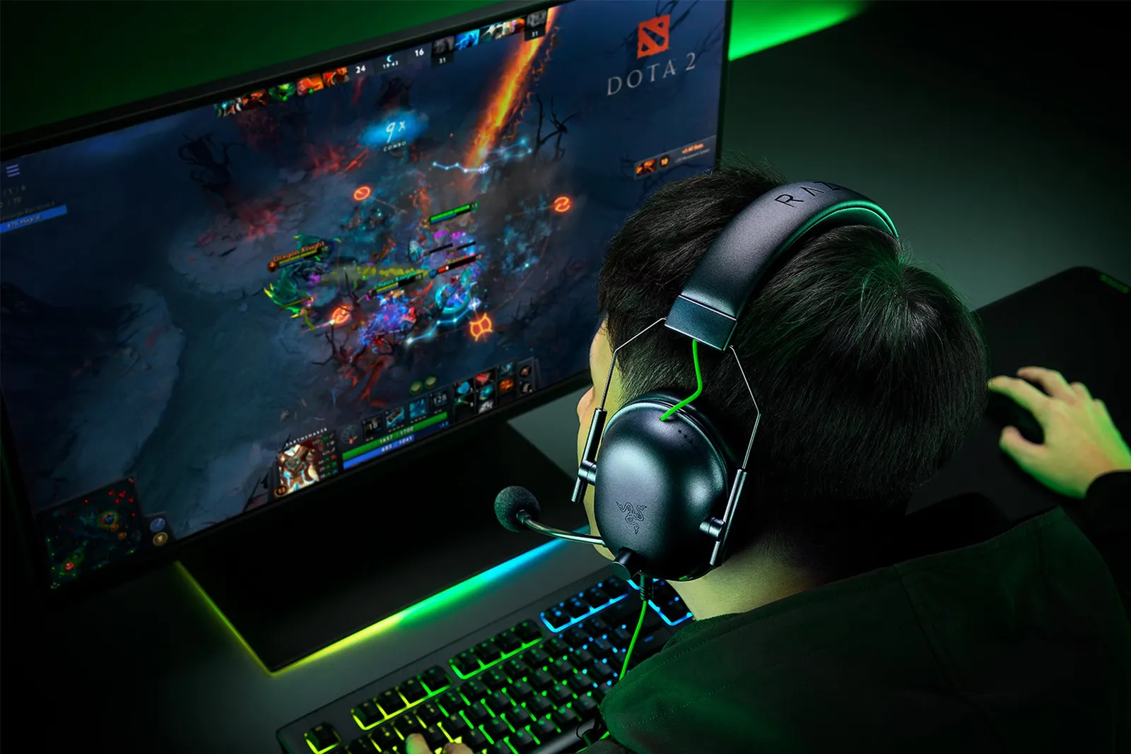 ყურსასმენი Razer Gaming Headset BlackShark V2 X, 7.1, mini-jack, 1.3m, black