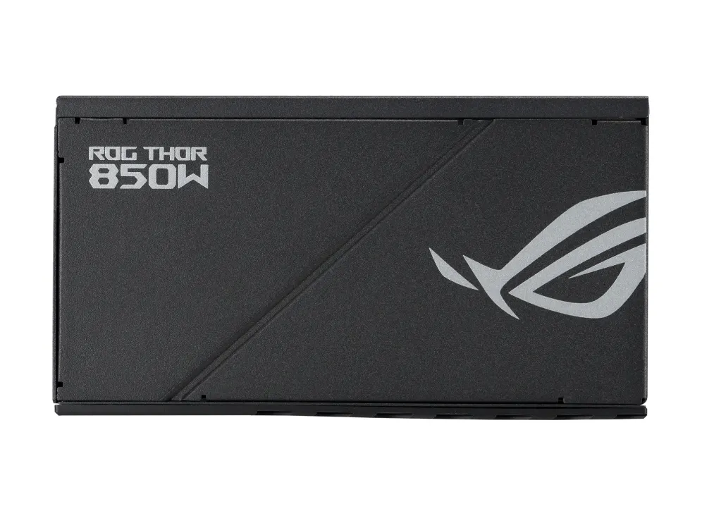 კვების ბლოკი ASUS ROG THOR (850W), >90%, 80+ Platinum, 135mm, 1xMB 24pin(20+4), 2xCPU 8pin(4+4), 6xMolex, 10xSATA, 83xPCIe 8pin(6+2), Fully Modular, ARGB, ROG-THOR-850P2-GAMING