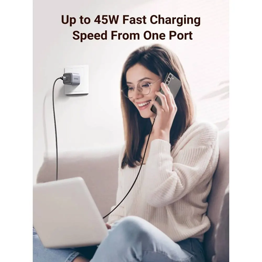 Charger UGREEN CD294 (90573) Nexode, 45W, Type-C, Gray