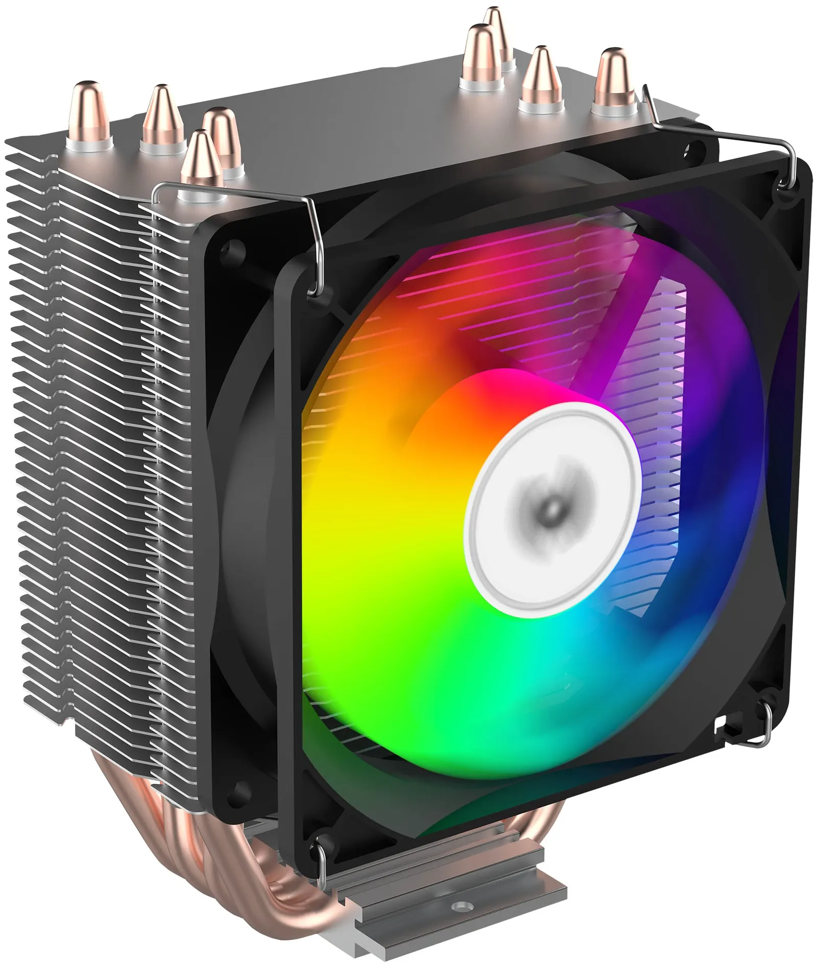 ქულერი 2E GAMING CPU cooler Air Cool AC90D4-RGB, LGA1700, 1200, 115x, 1366, AM5, AM4, AM3, AM3+, 4pin PWM, 3pin +5VARGB, TDP 130W