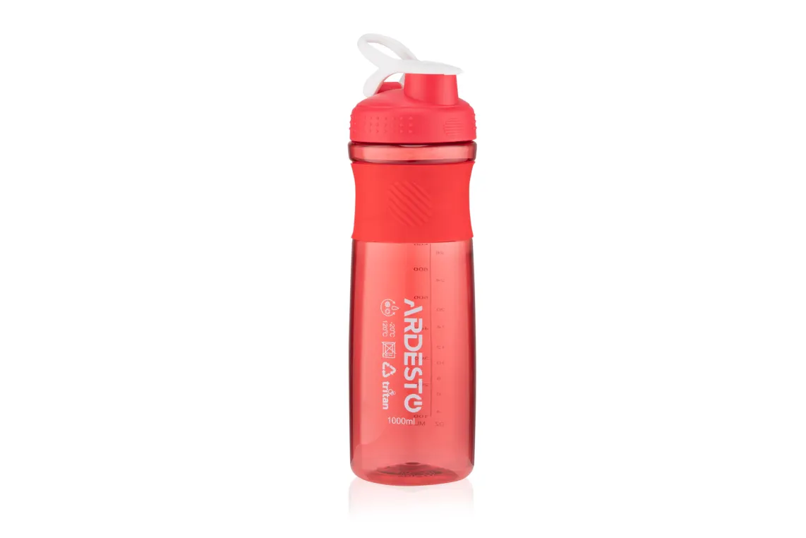 ბოთლი Ardesto Bottle Smart bottle 1000 ml, red, tritan