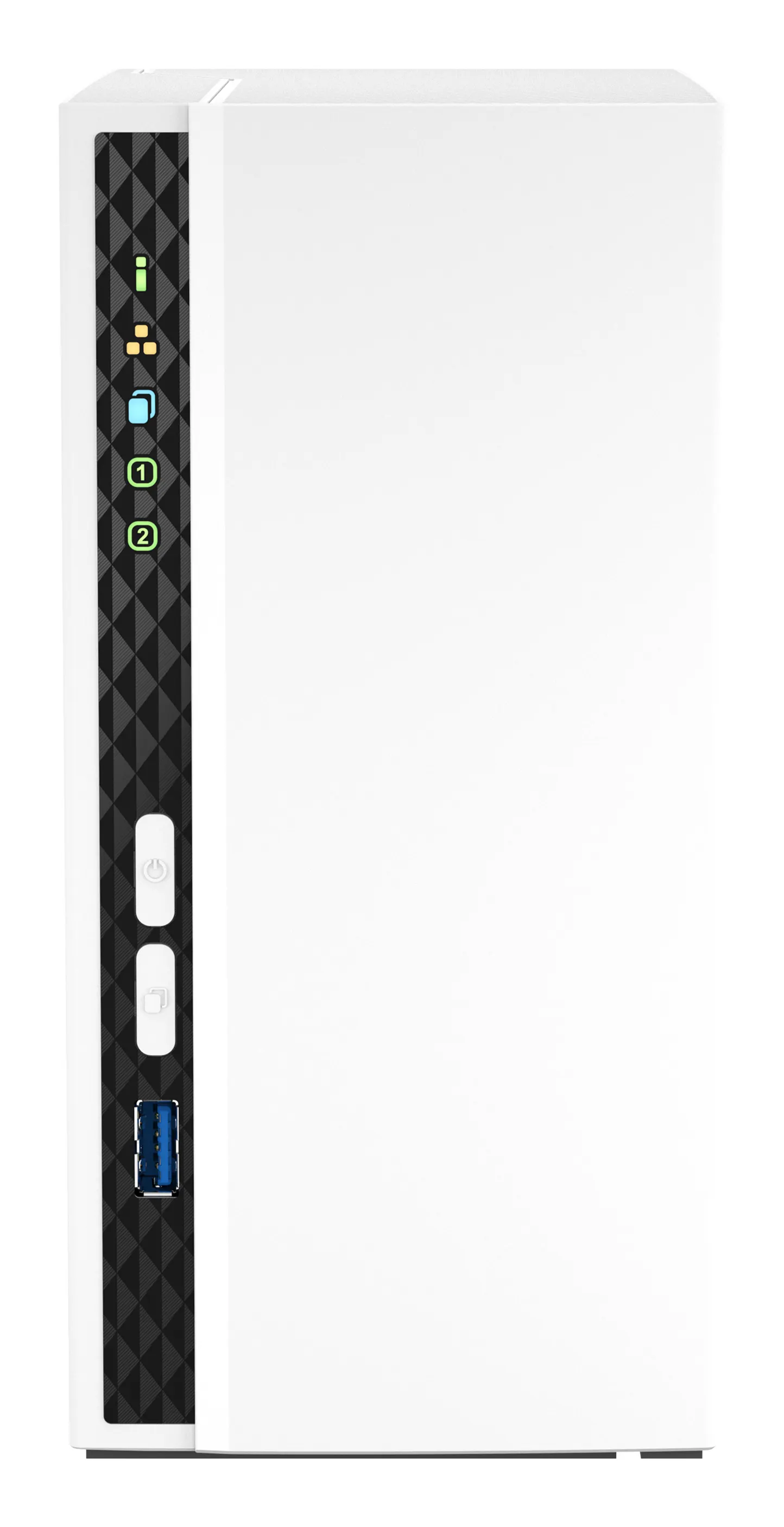 NAS სერვერი 2-bay, ARM Cortex-A55 quad-core 2.0 GHz processor, 2 GB RAM