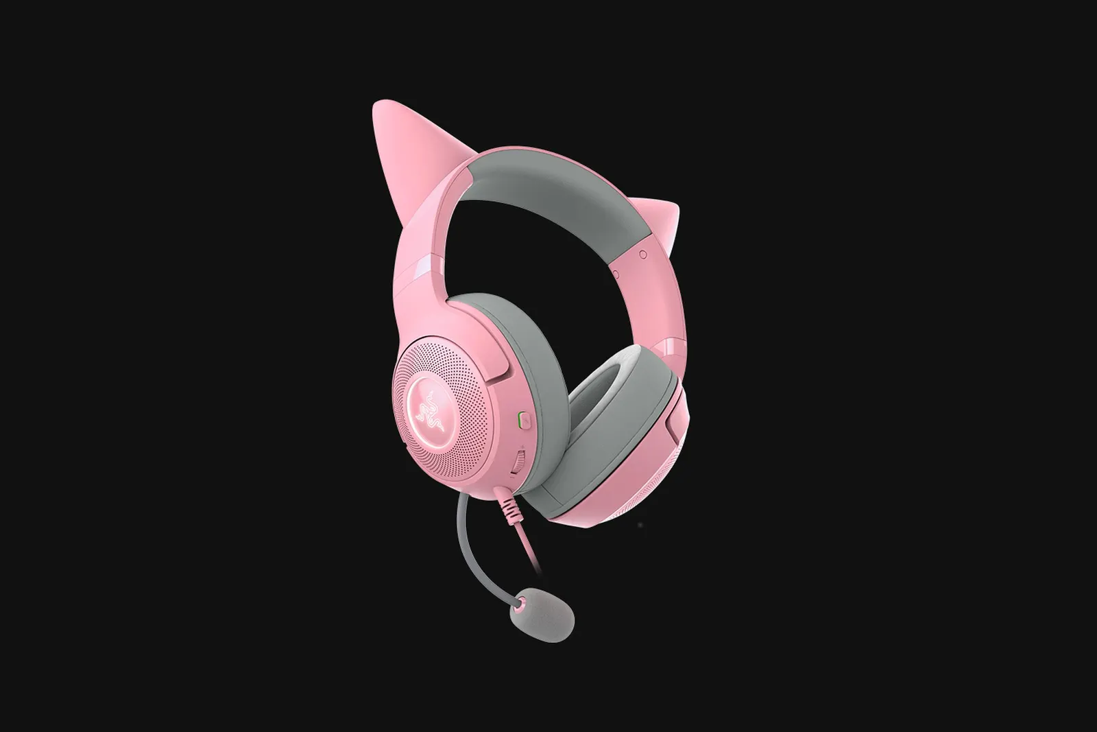 Razer Headset Kraken Kitty V2, RGB, USB, Quartz Ed